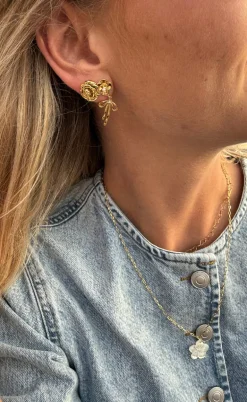 Smykkeli Copenhagen Halskæde - Tiny Hearts - Gold Colour