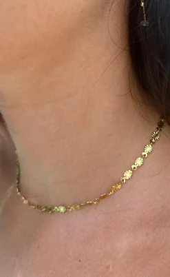 Smykkeli Copenhagen Halskæde - Varna Sun - Gold Colour