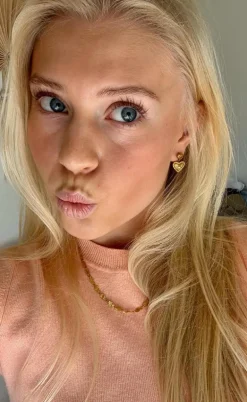 Smykkeli Copenhagen Halskæde - Varna Sun - Gold Colour