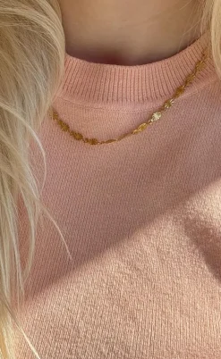 Smykkeli Copenhagen Halskæde - Varna Sun - Gold Colour