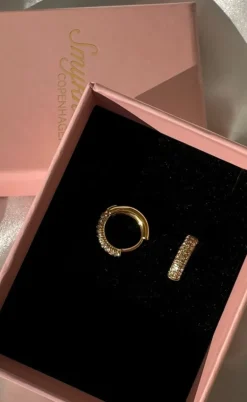 Smykkeli Copenhagen Øreringe - Alicante - Gold Colour