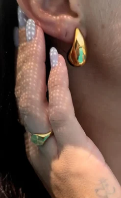 Smykkeli Copenhagen Øreringe - Dakota Drop - Gold Colour