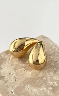 Smykkeli Copenhagen Øreringe - Dakota Drop - Gold Colour