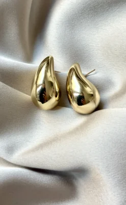 Smykkeli Copenhagen Øreringe - Dakota Drop - Gold Colour