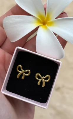 Smykkeli Copenhagen Øreringe - Hollywood Heart - Gold Colour