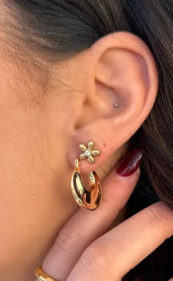 Smykkeli Copenhagen Øreringe - Kaya - Gold Colour