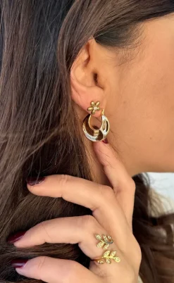 Smykkeli Copenhagen Øreringe - Kaya - Gold Colour