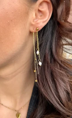 Smykkeli Copenhagen Øreringe - Malibu - Gold Colour