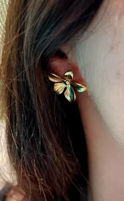 Smykkeli Copenhagen Øreringe - Milan - Gold Colour