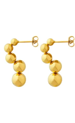 Smykkeli Copenhagen Øreringe - Safina - Gold Colour