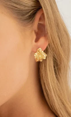 Smykkeli Copenhagen Øreringe - Saint Tropez - Gold Colour