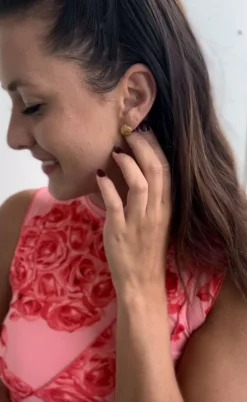 Smykkeli Copenhagen Øreringe - Shell - Gold Colour