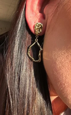 Smykkeli Copenhagen Øreringe - Vancouver - Gold Colour