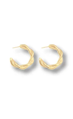 Smykkeli Copenhagen Øreringe / Hoops - Ibiza - Gold Colour