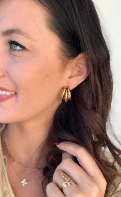 Smykkeli Copenhagen Øreringe / Hoops - Sevilla - Gold Colour