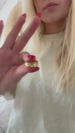 Smykkeli Copenhagen Ring - Brooklyn - Gold Colour