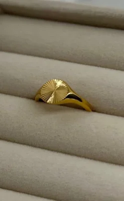 Smykkeli Copenhagen Ring - Brooklyn - Gold Colour