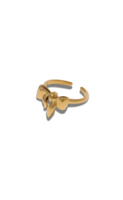Smykkeli Copenhagen Ring - Christina Bow - Gold Colour