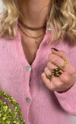 Smykkeli Copenhagen Ring - Christina Bow - Gold Colour