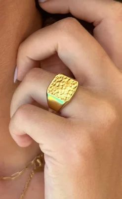 Smykkeli Copenhagen Ring - Ebeltoft - Gold Colour