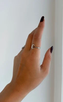 Smykkeli Copenhagen Ring - Havana Moon - Silver Colour