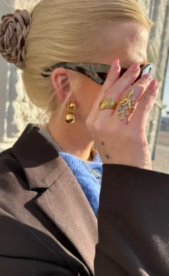 Smykkeli Copenhagen Ring - Line - Gold Colour