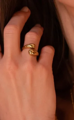 Smykkeli Copenhagen Ring - Nashville - Gold Colour
