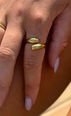 Smykkeli Copenhagen Ring - Nashville - Gold Colour