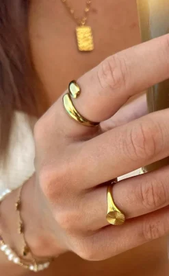 Smykkeli Copenhagen Ring - Nashville - Gold Colour