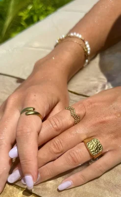 Smykkeli Copenhagen Ring - Nashville - Gold Colour