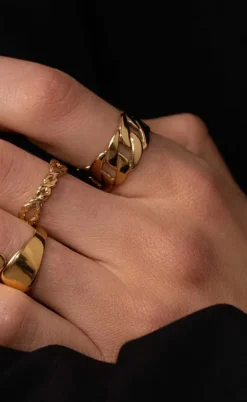 Smykkeli Copenhagen Ring - New York - Gold Colour
