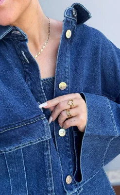 Smykkeli Copenhagen Ring - New York - Gold Colour