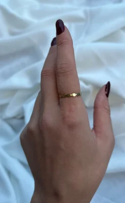Smykkeli Copenhagen Ring - Oakland - Gold Colour