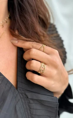 Smykkeli Copenhagen Ring - Svaneke - Gold Colour