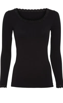 Tim & Simonsen Bluse - Frida Rib - Nero
