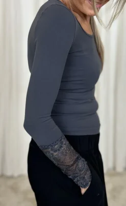 Tim & Simonsen Bluse - Mary - Antracite