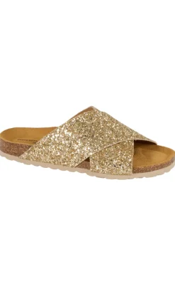 Tim & Simonsen Sandaler - Annet Nature - Glitter Oro