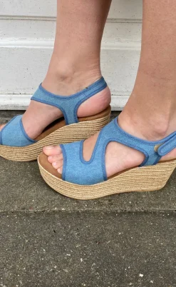 Tim & Simonsen Sandaler - Masha Nature - Jeans