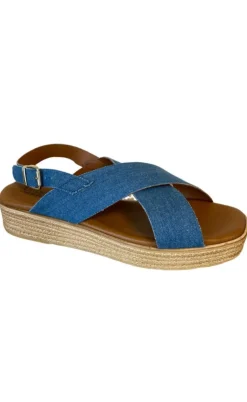 Tim & Simonsen Sandaler - Sussie - Denim Lavado