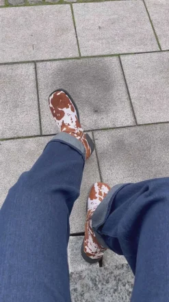 Tim & Simonsen Støvle - Lora Biker boot - Cow Hair on