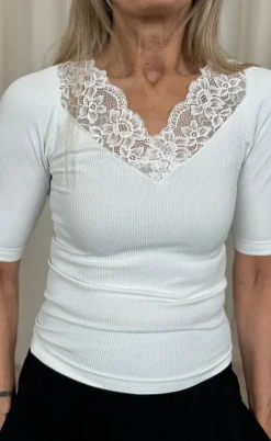 Tim & Simonsen Top - Belen SS - Bianco