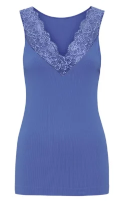 Tim & Simonsen Top - Belen V-lace - Alaska (vendbar)