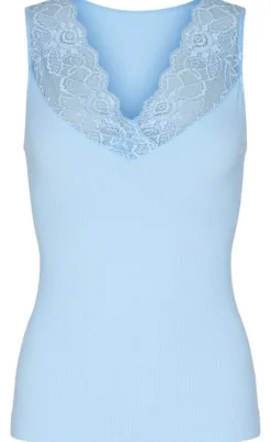 Tim & Simonsen Top - Belen V-Lace - Azzurro (vendbar)