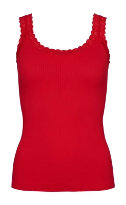 Tim & Simonsen Top - Frida Rib - Rosso