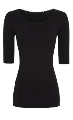 Tim & Simonsen Top - Frida SS - Nero