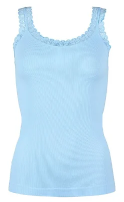 Tim & Simonsen Top - Frida Rib - Azzurro