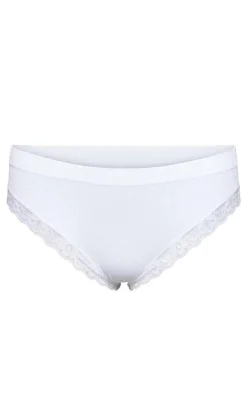 Tim & Simonsen Trusser - Feline Rib - Bianco