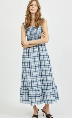 VILA Kjole - Conelia Smock Medi - Snow White