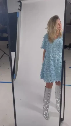 YAS Kjole - Abelone - Clear Sky