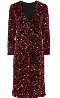 YAS Kjole - Pinko Midi - Black